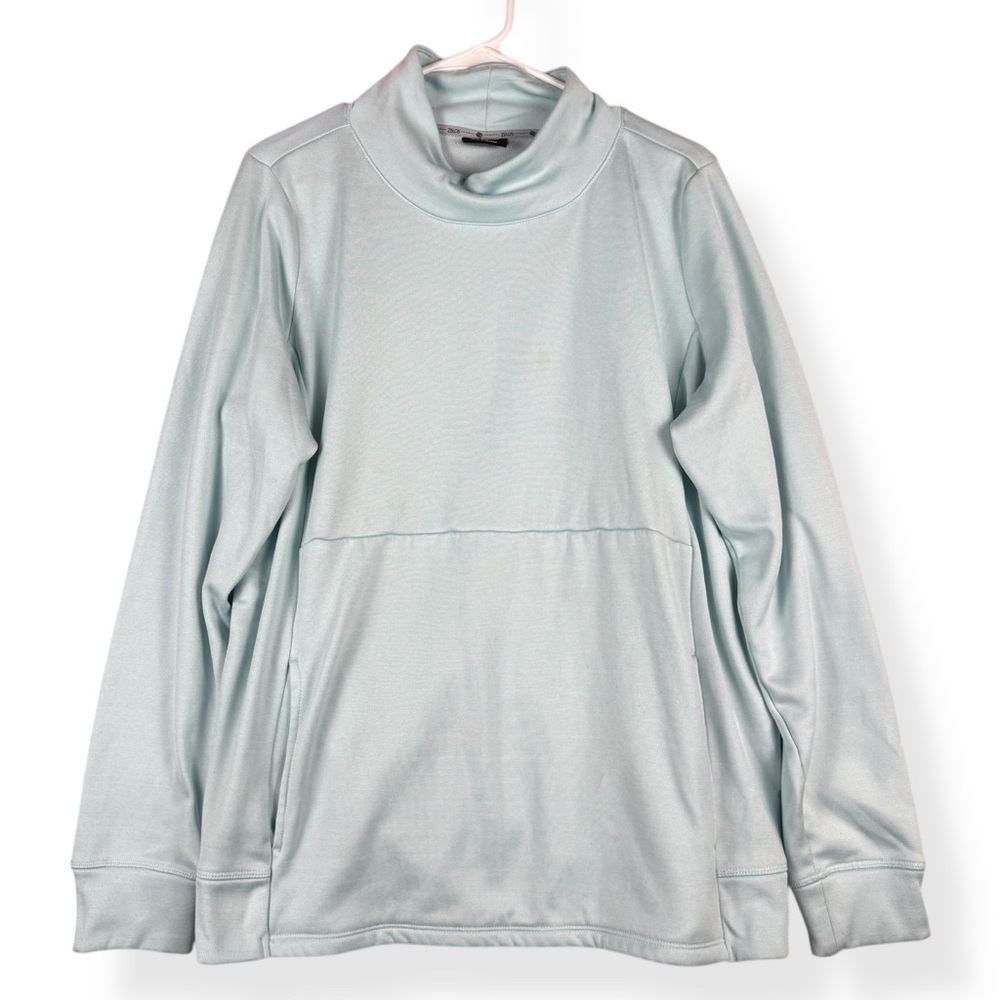 Zelos Pullover Sweatshirt Womens XL Performance Athletic Light‎ Blue Stretch